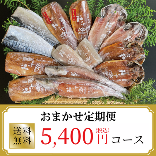 厳選一夜干し定期便 5,400コース