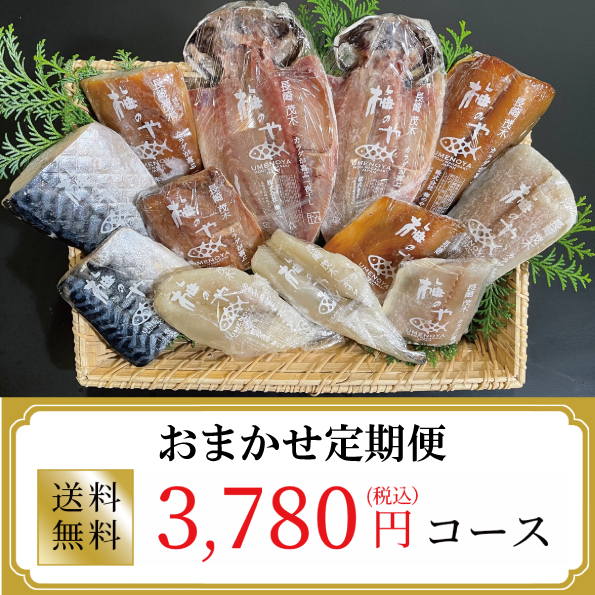 厳選一夜干し定期便｜魚のサブスク｜無添加干物(一夜干し)の通販